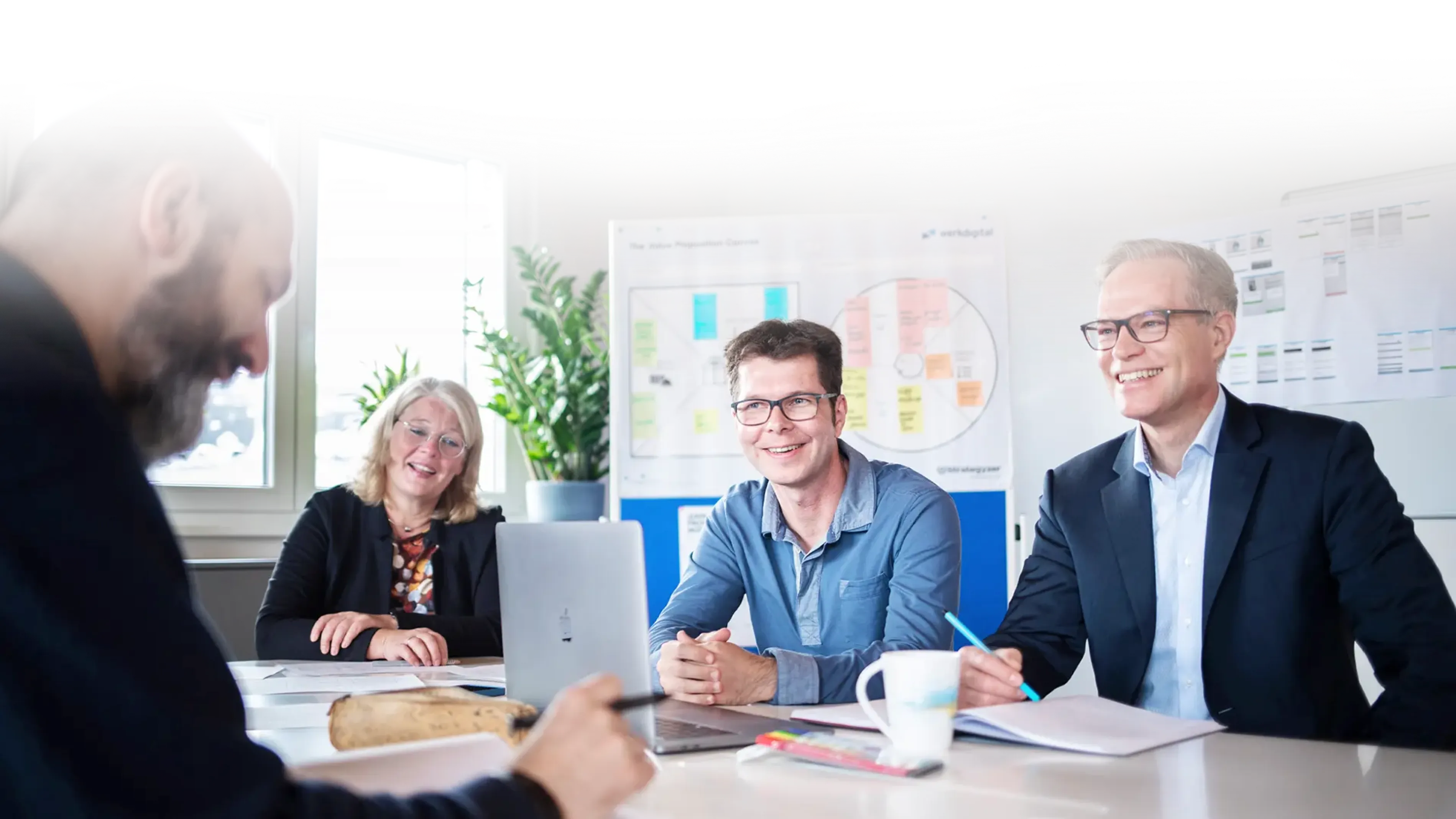 Das Werkdigital-Team im Workshop